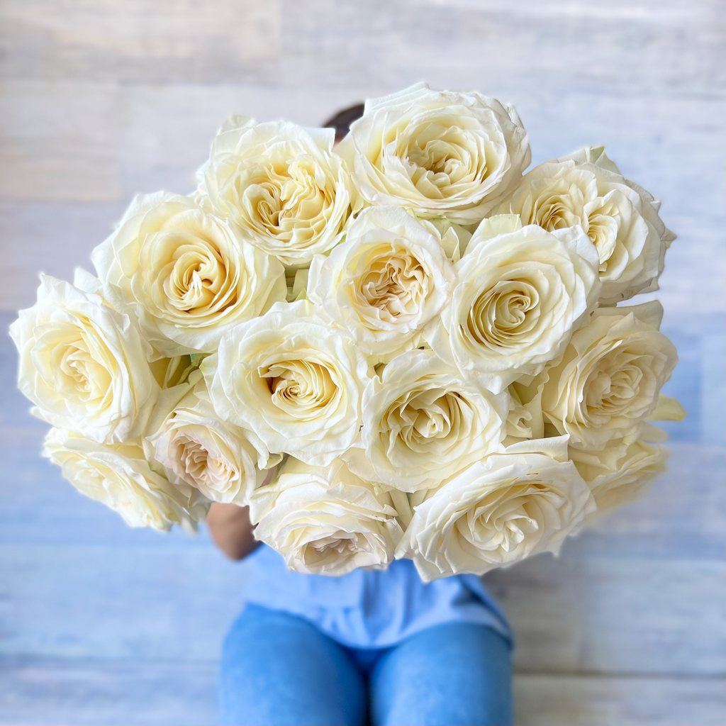 Ramo de rosas blancas