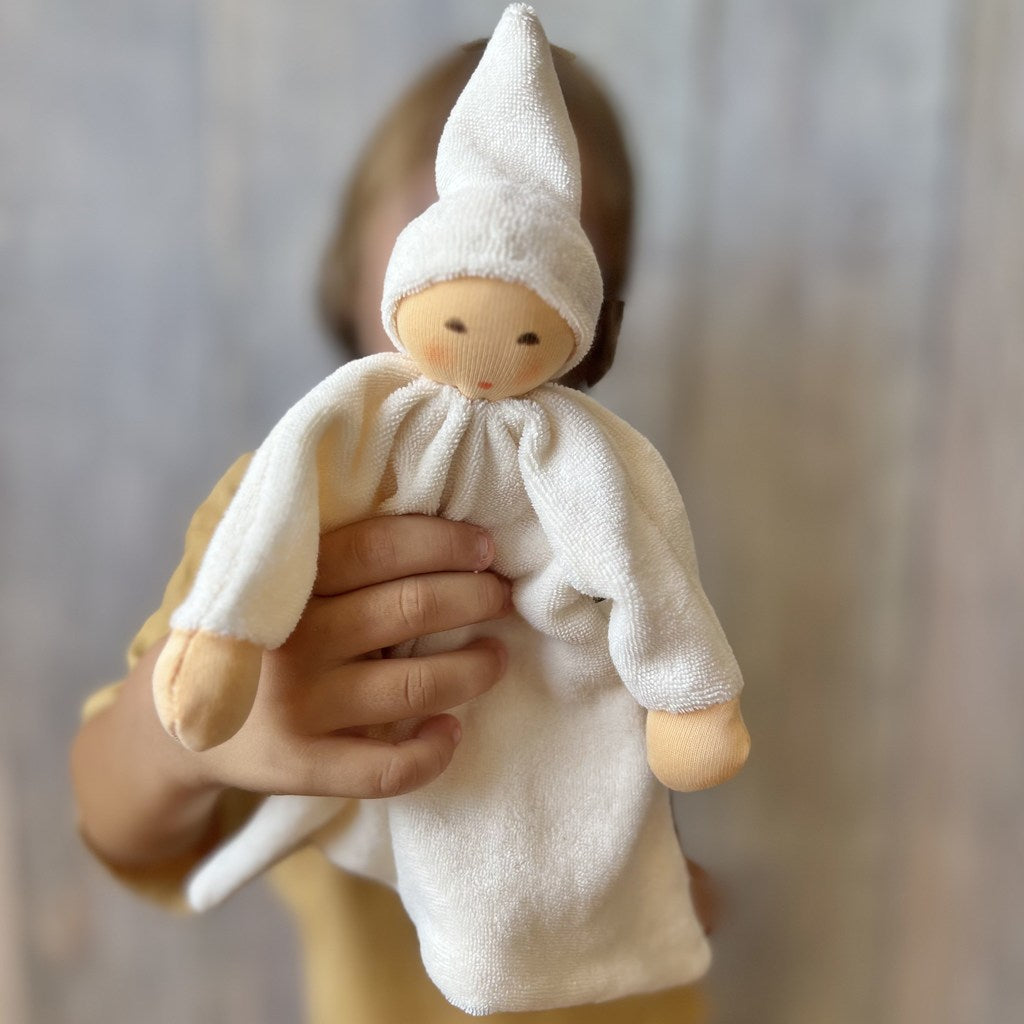 Fehn Sonajero De Flor De Tela Suave – Juguete De Agarre Para Bebés Desde 0 Meses, Con Pétalos Que Crujen Y Cuentas Sonoras, Ideal Para Desarrollar La Motricidad Fina Y Los Sentidos