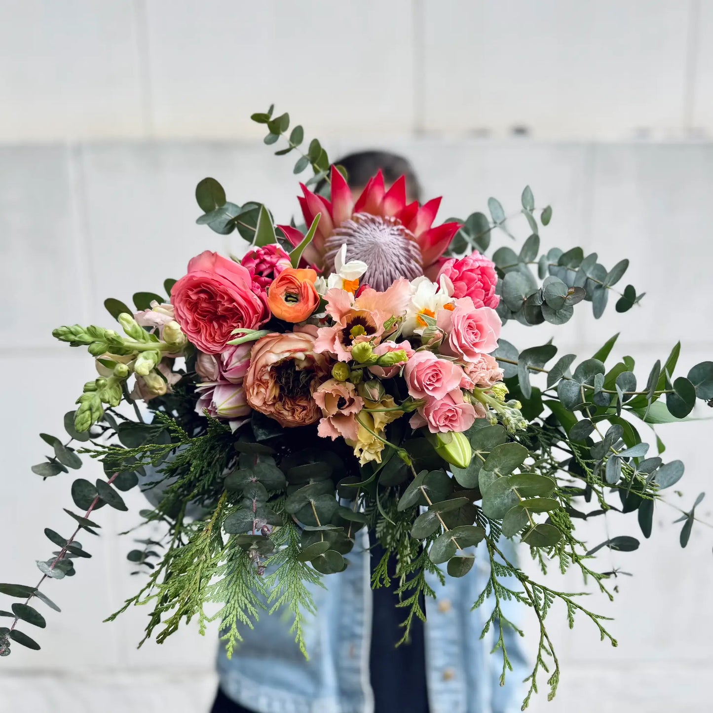 Ramo de flores de Florster de perfil