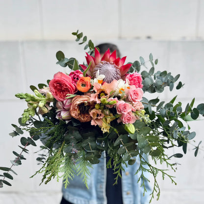 Ramo de flores de Florster de perfil